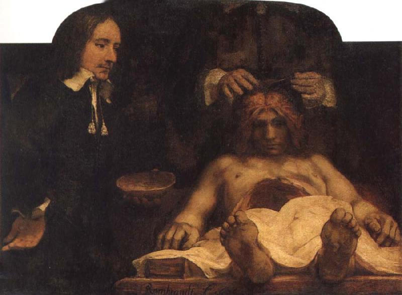 REMBRANDT Harmenszoon van Rijn The Anatomy Lesson of Dr.Joan Deyman France oil painting art